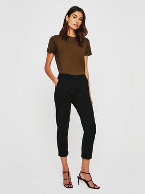 Ag ADRIANO GOLDSCHMIED Caden Tailored Trouser - Super Black